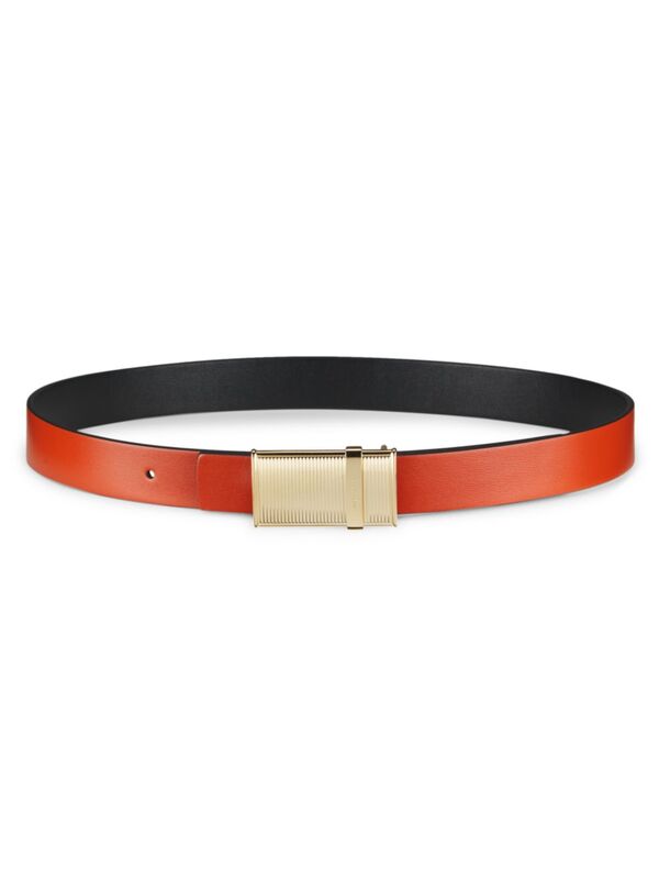 サルヴァトーレフェラガモ 【送料無料】 フェラガモ レディース ベルト アクセサリー Reversible Leather Belt terracotta nero