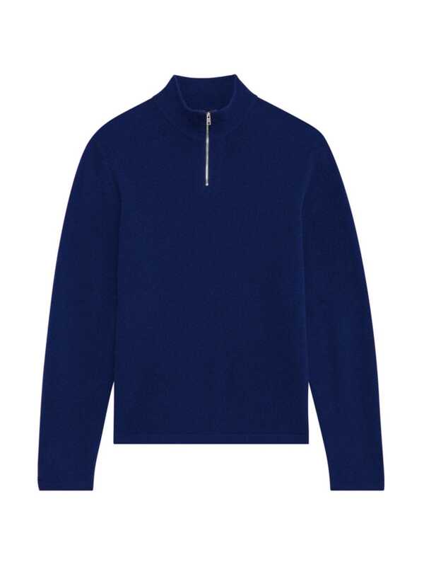 ̵ ꡼  ѡå  Geder Wool Half-Zip Pullover blueberry