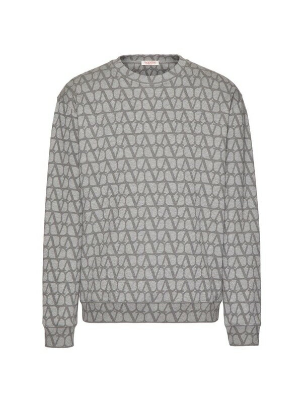 ̵ ƥ  ѡå  Cotton Crewneck Sweatshirt With Toile Iconographe Print grey