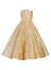 ̵     ǥ ԡ ȥåץ Strapless Sequin-Embellished Full-Skirt Gown buttercup