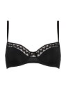 【送料無料】 エレス レディース ブラジャー アンダーウェア Justine Jersey Padded Demi Bra noir