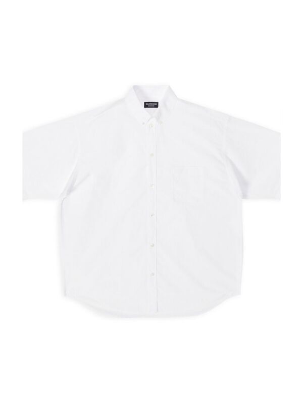 【送料無料】 バレンシアガ メンズ シャツ トップス BB Icon Short Sleeve Shirt white