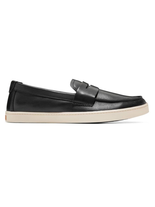 【送料無料】 コールハーン メンズ スリッポン・ローファー シューズ Pinch Weekender Leather Loafers black angora