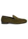 【送料無料】 マノロ ブラニク メンズ スリッポン・ローファー シューズ Truro Suede Loafers dark khahki