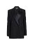 ̵ ƥޥåȥˡ ǥ 㥱åȡ֥륾 ֥쥶  Wool Double-Breasted Tuxedo Blazer black