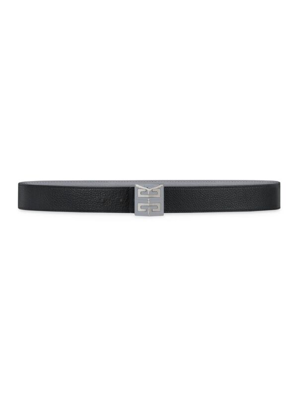 【送料無料】 ジバンシー メンズ ベルト アクセサリー 4G Reversible Belt In Micro 4G Leather black grey