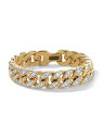 【送料無料】 デイビット・ユーマン メンズ ブレスレット・バングル・アンクレット アクセサリー Curb Chain Bracelet in 18K Yellow Gold diamond