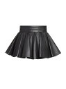 【送料無料】 アライア レディース ベルト アクセサリー Leather Ruffle Belt Skirt black