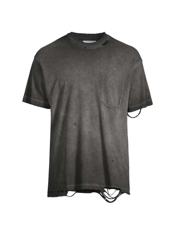 【送料無料】 ジョンエリオット メンズ Tシャツ トップス John Elliott x Mastermind Folsom Pocket T-Shirt oil black