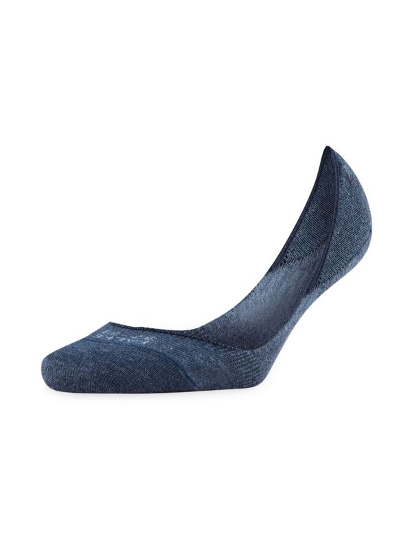 楽天ReVida 楽天市場店【送料無料】 ファルケ レディース 靴下 アンダーウェア Step Medium-Cut Invisible Socks navy melange