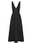 ̵ ƥ ǥ ԡ ȥåץ Crepe Couture Midi Dress black