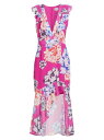 ミリ― 【送料無料】 ミリー レディース ワンピース トップス Nanci Petals In Bloom Ruffled Midi-Dress pink multi