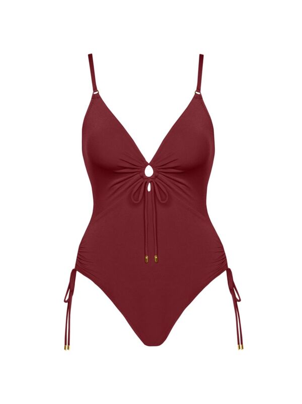 ̵ ӥԥå ǥ 岼å  Aubrey Keyhole One-Piece Swimsuit ancho