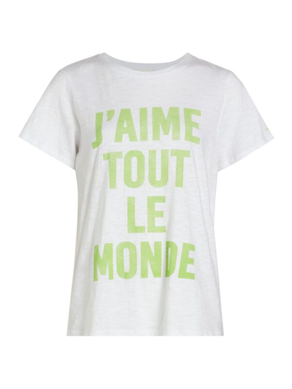 yz TN A Zvg fB[X TVc gbvX Jaime Tout Le Monde Graphic T-Shirt white aloe