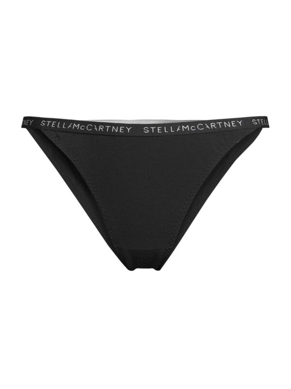 ステラマッカートニー インナー 下着 【送料無料】 ステラマッカートニー レディース パンツ アンダーウェア Logo Band Cotton String Bikini black