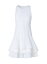 ̵ ꥹ ǥ ԡ ȥåץ Transparent Grid Organza Cotton-Blend Dress ecru