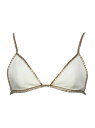  レトロフェット レディース タンクトップ トップス Deja Bra Top white gold