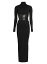 ̵ 饤 ǥ ԡ ȥåץ Belted Floor-Length Body-Con Dress black