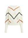 【送料無料】 ジョーズジーンズ レディース ニット・セーター アウター Ruth Cotton-Blend Crocheted Sweater double cream