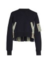 【送料無料】 サカイ レディース パーカー スウェット アウター Sponge Crewneck Sweatshirt navy