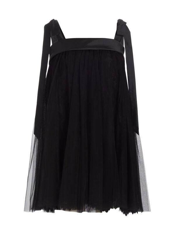  アムサール レディース ワンピース トップス Tulle & Lace Trapeze Minidress black