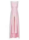 yz PC AW[ fB[X WvX[c gbvX Demi Bateau Neck Walk-Thru Jumpsuit pink pearl