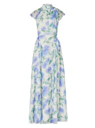 【送料無料】 ショシャーナ レディース ワンピース トップス Astreri Floral Cap-Sleeve Maxi Dress ivory lavender