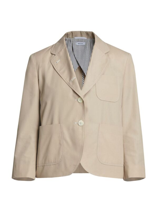 ̵ ȥ֥饦 ǥ 㥱åȡ֥륾 ֥쥶  Crop Sack Sport Blazer beige