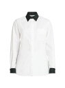 ̵ ⥹ ǥ  ֥饦 ȥåץ Gone With The Wind Blouse white black