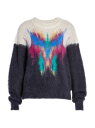 イザベルマラン 【送料無料】 イザベルマランエトワール レディース ニット・セーター アウター Eleana Abstract-Print Mohair-Blend Sweater faded night