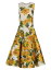 ̵     ǥ ԡ ȥåץ Sunflower Fil Coupe Cocktail Dress yellow ivory
