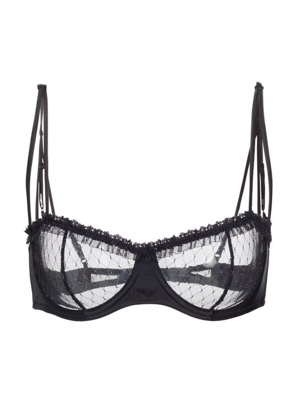 【送料無料】 キキデモントパーネス レディース ブラジャー アンダーウェア Les Follies Balconette Bra black