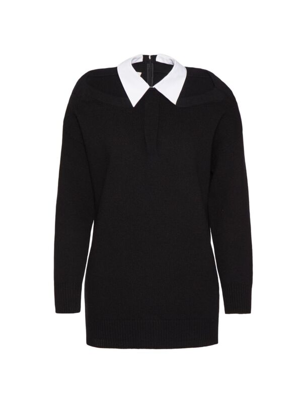 ̵ ƥ ǥ ˥åȡ  Wool Sweater black white