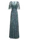  セイア レディース ワンピース トップス Lavinia Beaded Capelet Gown nile blue