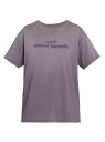 yz }^}WF fB[X TVc gbvX Ombred Logo T-Shirt aubergine
