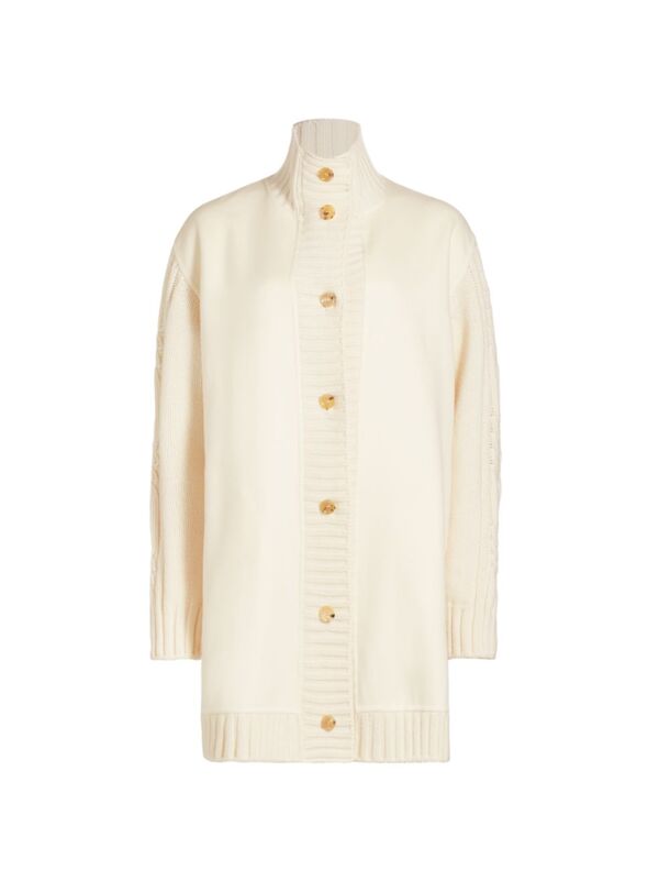 ̵ ޥåޡ ǥ ˥åȡ ǥ  Alcazar Wool-Cashmere Cardigan ivory