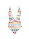 【送料無料】 ミッソーニ レディース 上下セット 水着 Chevron Crossover Halter One-Piece Swimsuit multicolor chevron