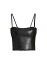 ̵ Хޥ ǥ  ȥåץ Leather Bustier Top black