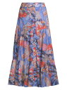  ニックプラスゾーイ レディース スカート ボトムス Dreamscape Tiered Midi-Skirt blue multi