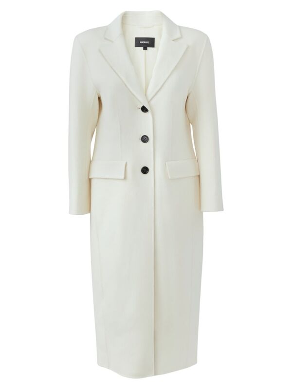 【送料無料】 マッカージュ レディース ジャケット・ブルゾン アウター Ruth Wool Coat cream