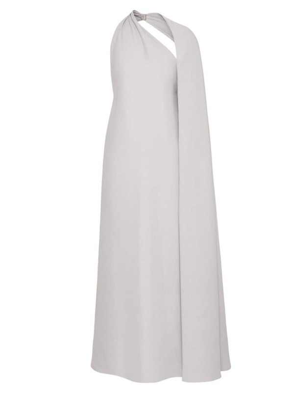 ̵ ƥ ǥ ԡ ȥåץ Structured Couture Midi Dress pearl gray