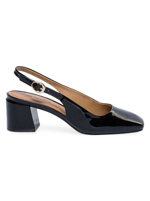  ベルナルド レディース サンダル シューズ Alexia Patent Block Heels Sling black