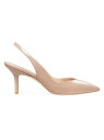 yz X`A[g Cc} fB[X q[ V[Y Eva 75MM Patent Leather Slingback Pumps fawn