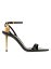 【送料無料】 トム・フォード レディース ヒール シューズ Padlock 85 Leather Point-Toe Ankle-Strap Sandals black