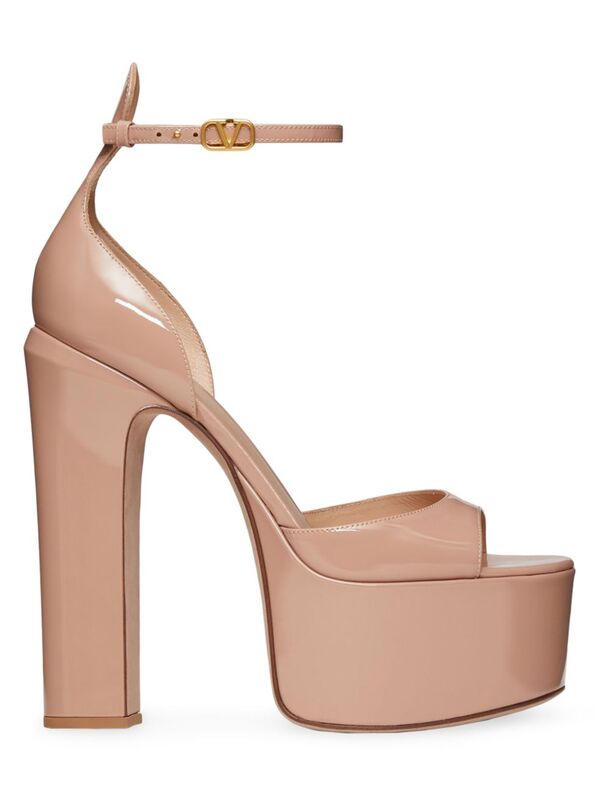 ̵ ƥ ǥ  塼 Tan-go Platform Patent Leather Sandal 155mm rose cannelle