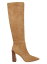 【送料無料】 ヴィンス レディース ブーツ・レインブーツ シューズ Pilar Knee-High Wide-Calf Suede Boots dark amber