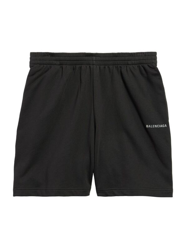 【送料無料】 バレンシアガ メンズ ハーフパンツ・ショーツ ボトムス Back Sweat Shorts black