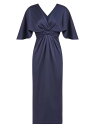  セイア レディース ワンピース トップス Lucia V-Neck Midi Dress navy