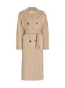 【送料無料】 マックスマーラ レディース ジャケット・ブルゾン アウター 101801 Icon Madame Wool & Cashmere Double-Breasted Coat sand