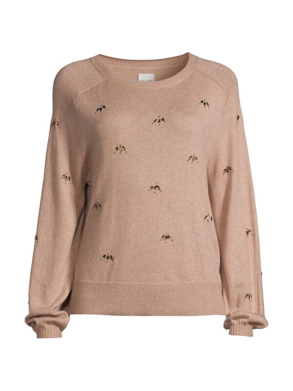 【送料無料】 ニックプラスゾーイ レディース ニット・セーター アウター Hidden Gems Crewneck Sweater macaroon